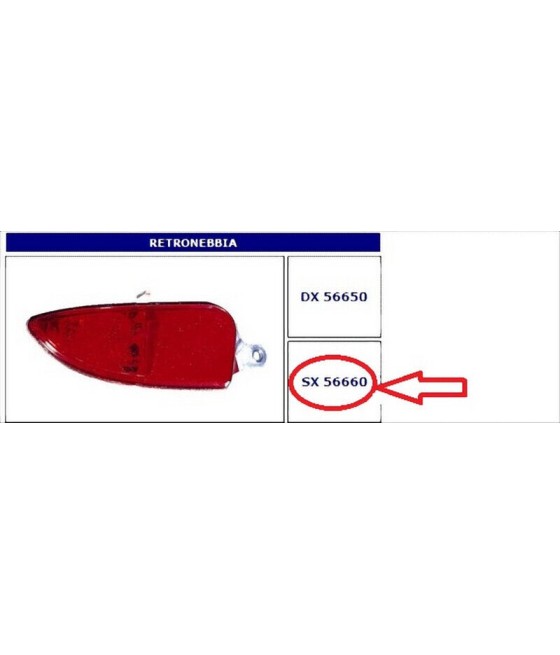 56660 FANALE RETRONEBBIA...