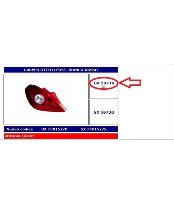 59710 FANALE POSTERIORE DX...