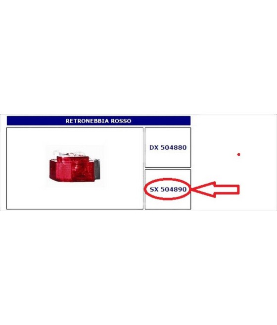 504890 FANALE RETRONEBBIA...