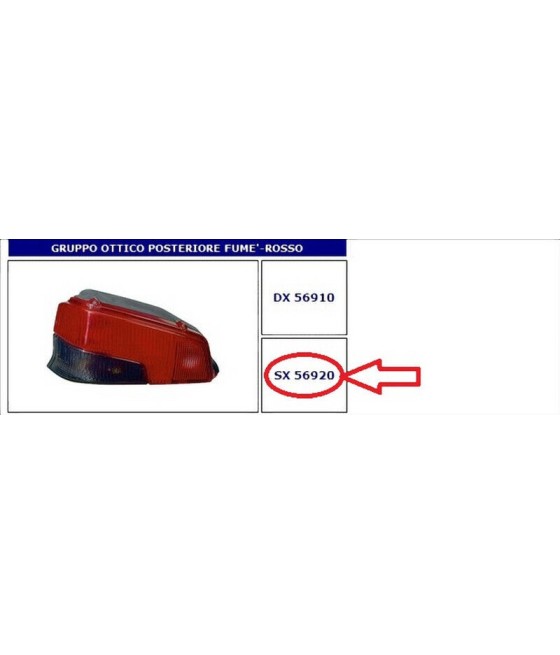 56920 FANALE POSTERIORE SX...