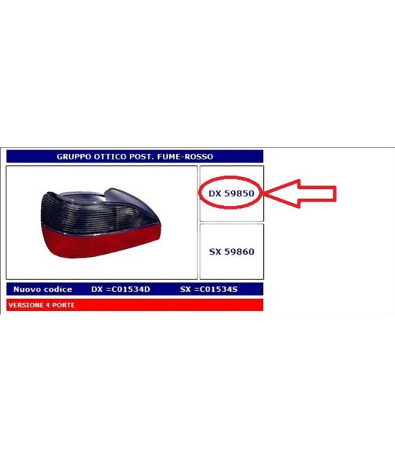 59850 FANALE POSTERIORE DX...