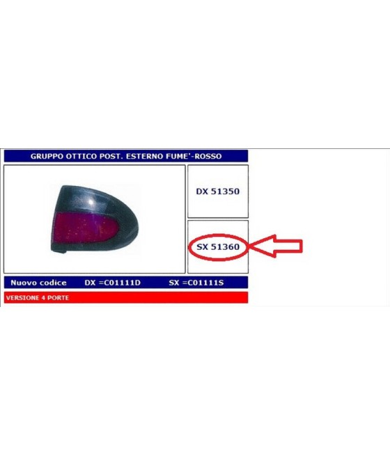 51360 FANALE POSTERIORE EST...