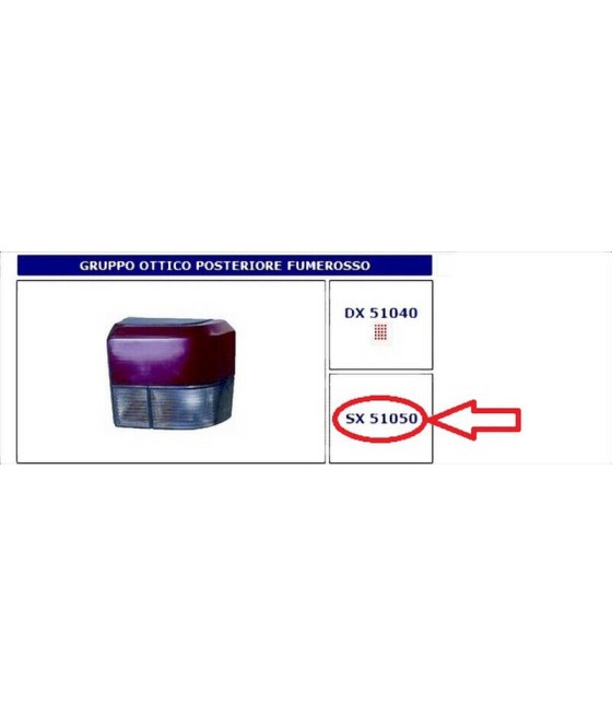 51050 FANALE POSTERIORE SX...