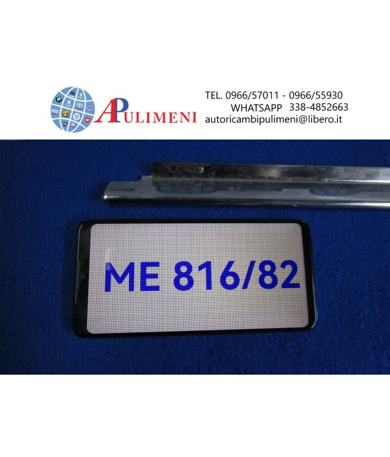MODANATURA ACCIAIO RASCHIAVETRO PORTA ESTERNO DX FIAT 850 COUPE' SPORT