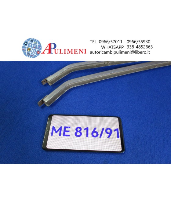 COPPIA MONTANTI PORTA DX SX ACCIAIO AUTOBIANCHI BIANCHINA