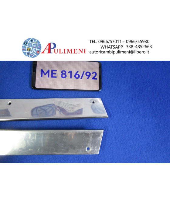46508/46510 COPPIA MODANATURA GOCCIOLATOIO DX SX ACCIAIO FIAT 1100 D