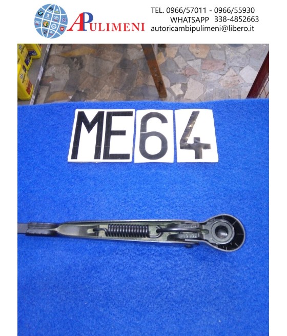 107835 867955407B BRACCIO TERGICRISTALLO NERO ANT. VW POLO MK2