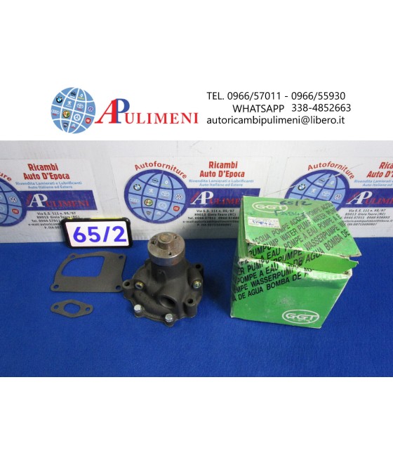 10841 POMPA ACQUA FIAT OM IVECO 50.9 60.11 65.9-12 79.14 GAMMA ZETA