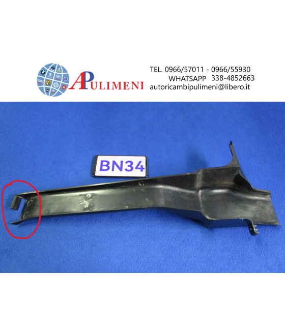 PLASTICA COPRIMONTANTE DX CINTURA SICUREZZA ALFA ALFASUD SPRINT ? (CON ROTTURE)
