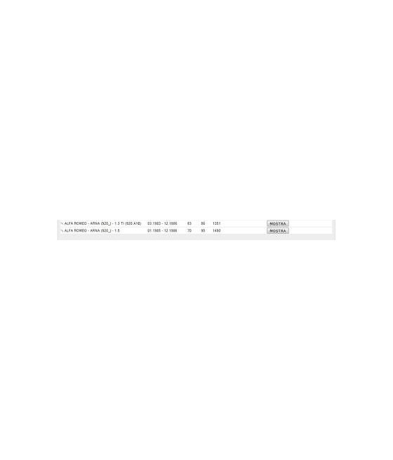 440 1072 TESTINA SNODO BRACCIO STERZO ALFA ROMEO 33 ALFASUD ARNA