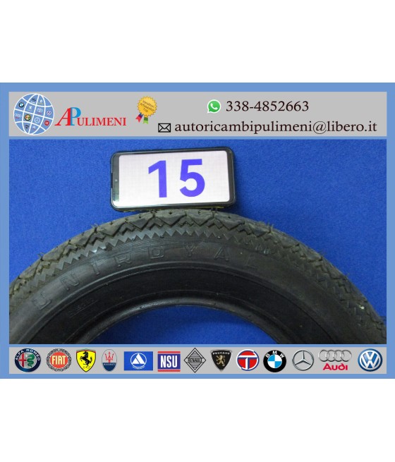 PNEUMATICO GOMMA 6.15/155-13 UNIROYAL 4PR RICOSTRUITA AUTO EPOCA