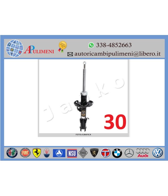 COPPIA AMMORTIZZATORI ANTERIORI DX/SX OPEL COMBO CORSA C MERIVA A TIGRA JAPKO