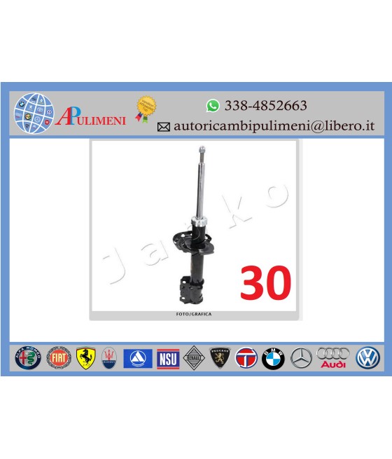COPPIA AMMORTIZZATORI ANTERIORI DX/SX OPEL COMBO CORSA C MERIVA A TIGRA JAPKO