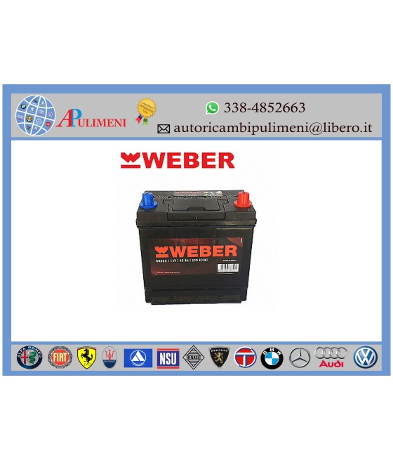 WEBER W45ER BATTERIA AUTO...