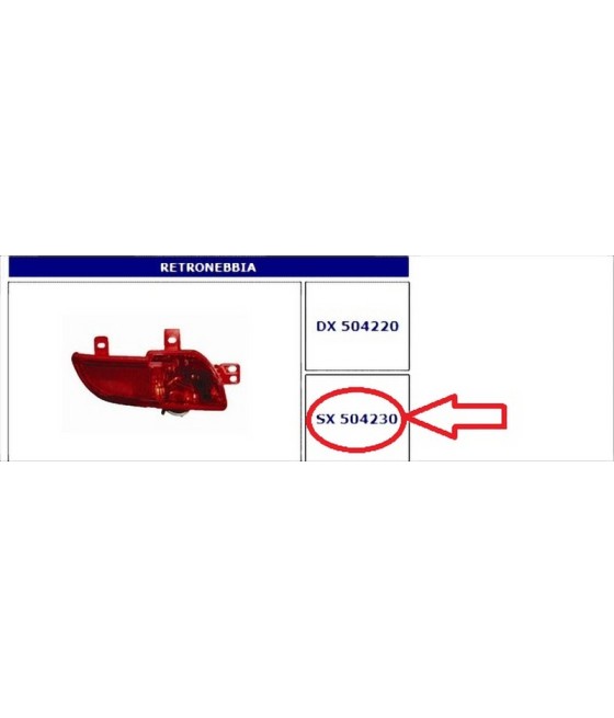 504230 FANALE RETRONEBBIA...