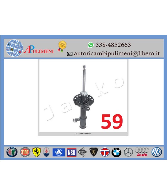 COPPIA AMMORTIZZATORI ANT DX/SX FIAT CROMA (194) 05- OPEL SIGNUM VECTRA C JAPANPARTS