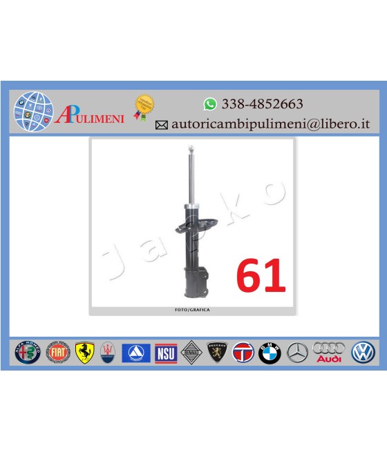 COPPIA AMMORTIZZATORI ANT DX/SX FIAT CROMA (194) 05- OPEL SIGNUM VECTRA C JAPANPARTS