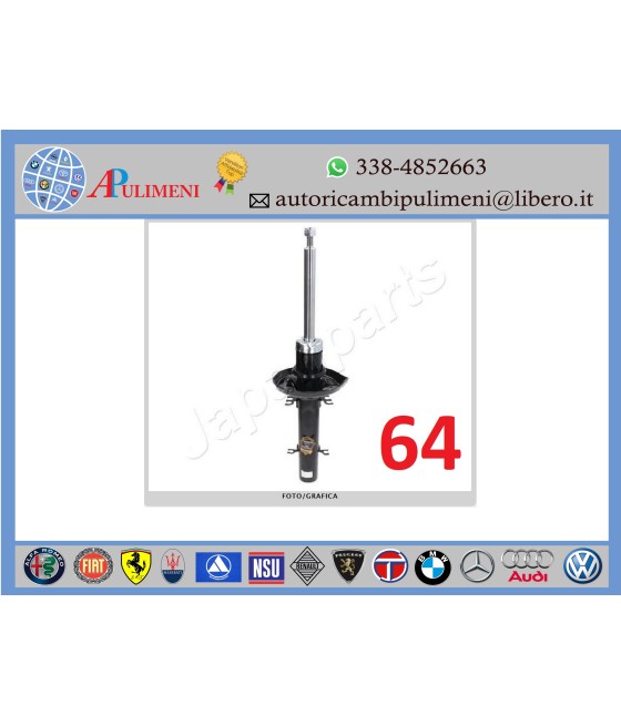 COPPIA AMMORTIZZATORI ANT AUDI A3 (8L1) 96-03 SEAT LEON TOLEDO II SKOD OCTAVIA I VW GOLF IV NEW BEETLE JAPANPARTS