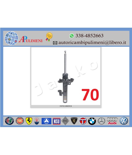 COPPIA AMMORTIZZATORI ANT DX/SX FORD C-MAX 07-10 FOCUS C-MAX 03-07 FOCUS II 03-12 JAPKO