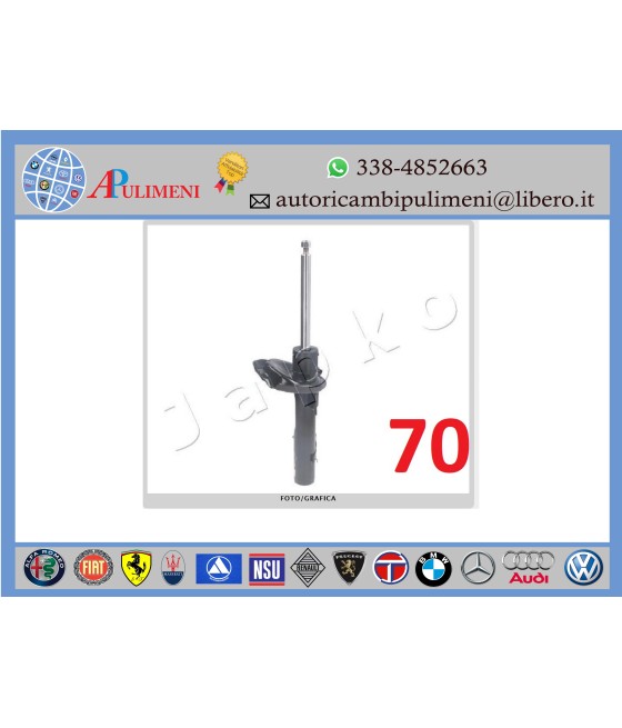 COPPIA AMMORTIZZATORI ANT DX/SX FORD C-MAX 07-10 FOCUS C-MAX 03-07 FOCUS II 03-12 JAPKO