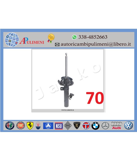 COPPIA AMMORTIZZATORI ANT DX/SX FORD C-MAX 07-10 FOCUS C-MAX 03-07 FOCUS II 03-12 JAPKO