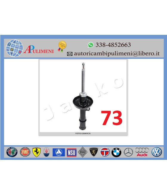 COPPIA AMMORTIZZATORI ANTERIORI DX/SX OPEL ASTRA G 1998-2009 JAPKO