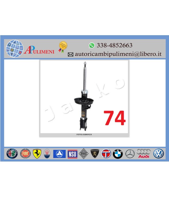 COPPIA AMMORTIZZATORI ANTERIORI DX/SX OPEL ASTRA G 1998-2009 JAPKO