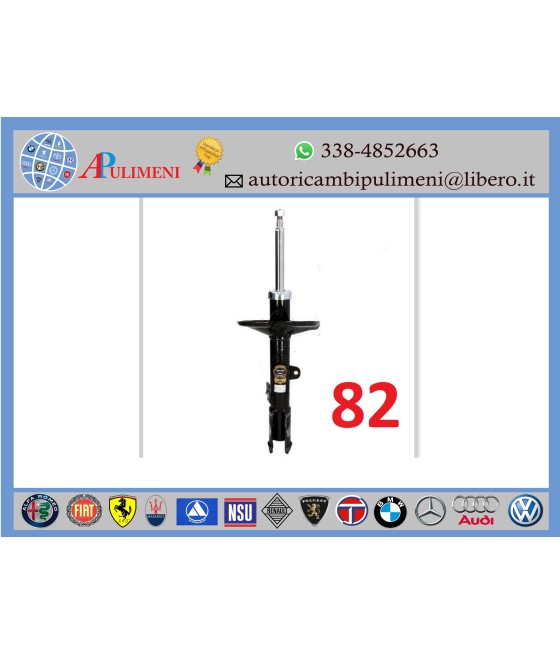 COPPIA AMMORTIZZATORI ANTERIORI DX/SX TOYOTA RAV 4 II 1.8 2.0 4WD 2.0 D 4WD 00-05 XENERGY