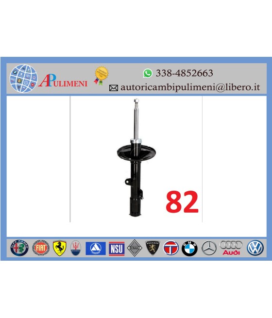 COPPIA AMMORTIZZATORI ANTERIORI DX/SX TOYOTA RAV 4 II 1.8 2.0 4WD 2.0 D 4WD 00-05 XENERGY