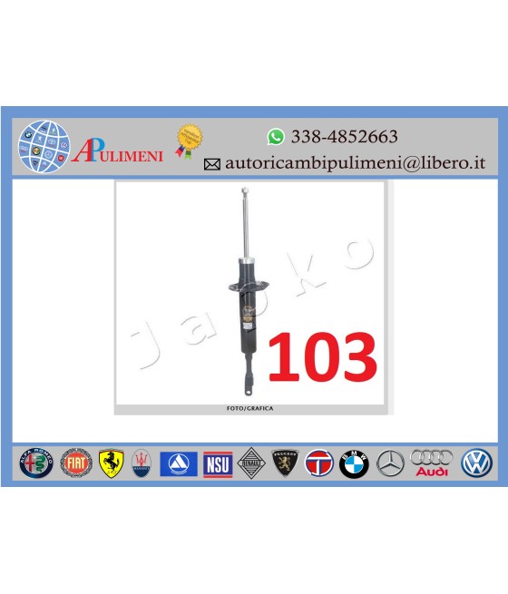 COPPIA AMMORTIZZATORI ANTERIORI AUDI A4 (B5) A6 (C5) VW PASSAT (B5) JAPKO