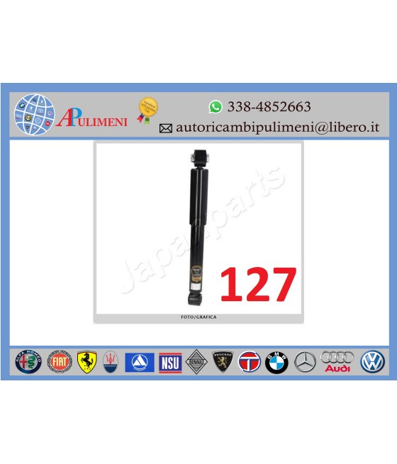 COPPIA AMMORTIZZATORI POST OPEL COMBO CORSA C MERIVA A ZAFIRA A JAPANPARTS