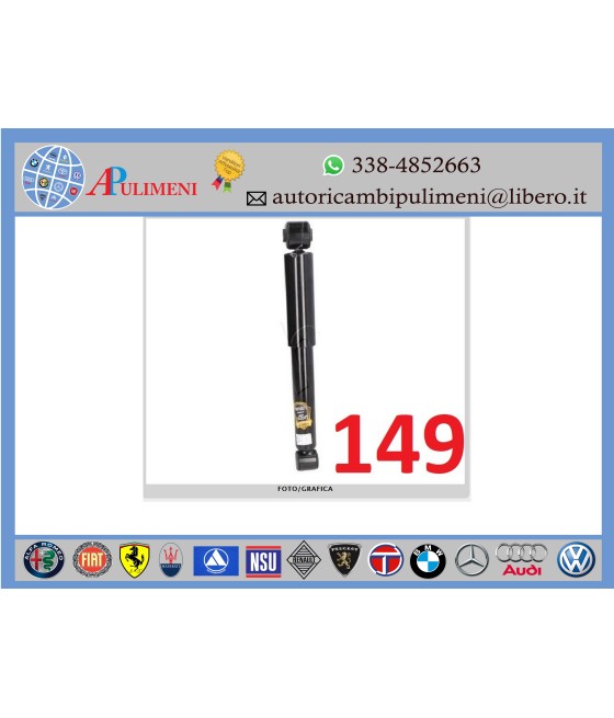 X445344 344445 COPPIA AMMORTIZZATORI POSTERIORI OPEL ASTRA H 04-09 XENERGY