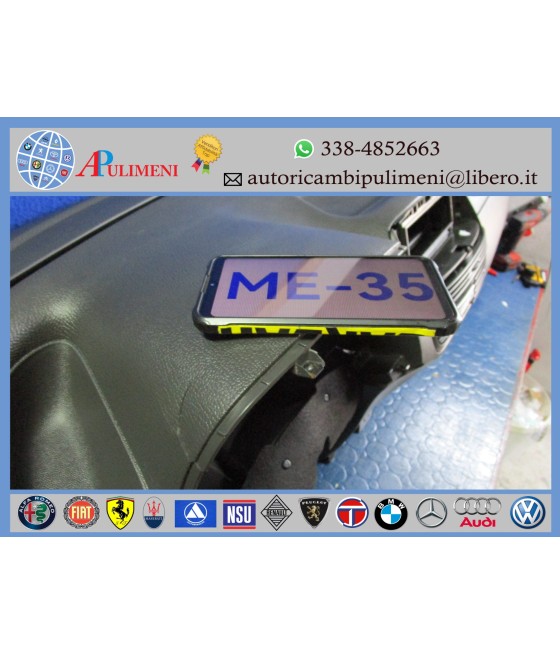 CRUSCOTTO PLANCIA CONSOLE STRUMENTI S/AIR-BAG FIAT PUNTO 188 SPORTING HGT 99-03