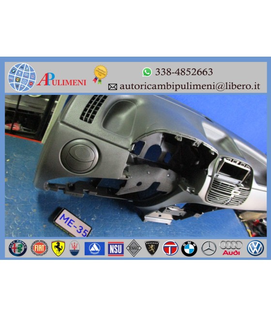 CRUSCOTTO PLANCIA CONSOLE STRUMENTI S/AIR-BAG FIAT PUNTO 188 SPORTING HGT 99-03