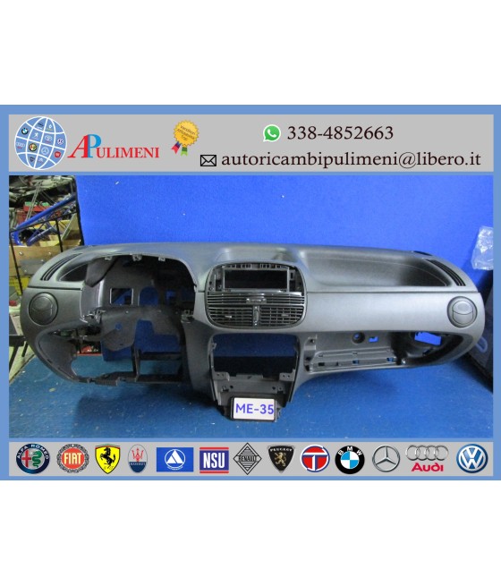 CRUSCOTTO PLANCIA CONSOLE STRUMENTI S/AIR-BAG FIAT PUNTO 188 SPORTING HGT 99-03