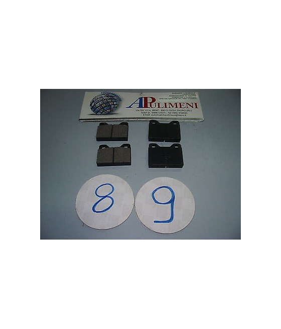 SERIE PASTIGLIE FRENO ANTERIORE POSTERIORE DP-81 SPESS. 1.5 7.5 X 6