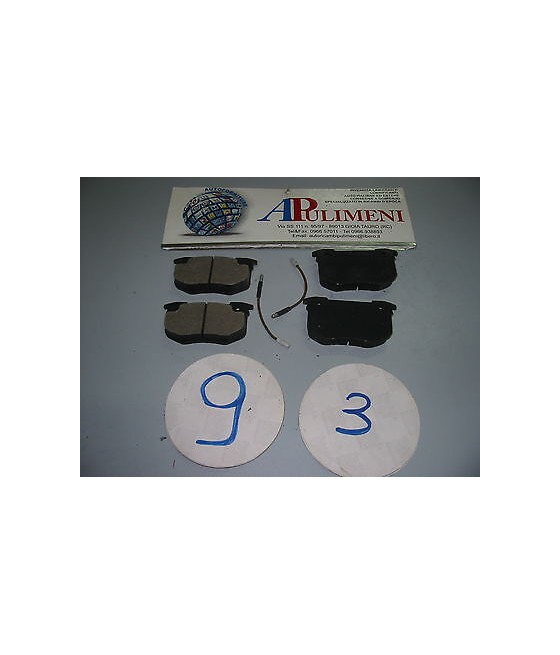 SERIE PASTIGLIE FRENO ANTERIORE POSTERIORE DP-186 SPESS. 1.8  9.3 X 5