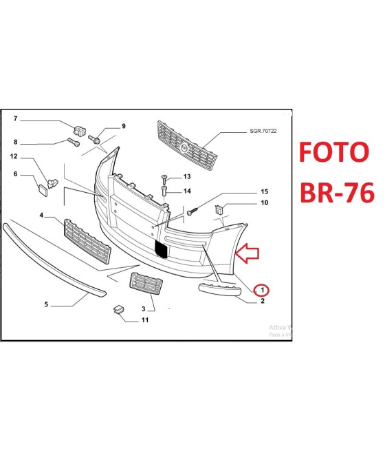 71719850 BMP215F PARAURTI...