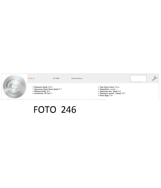 17789 DISCHI FRENO...