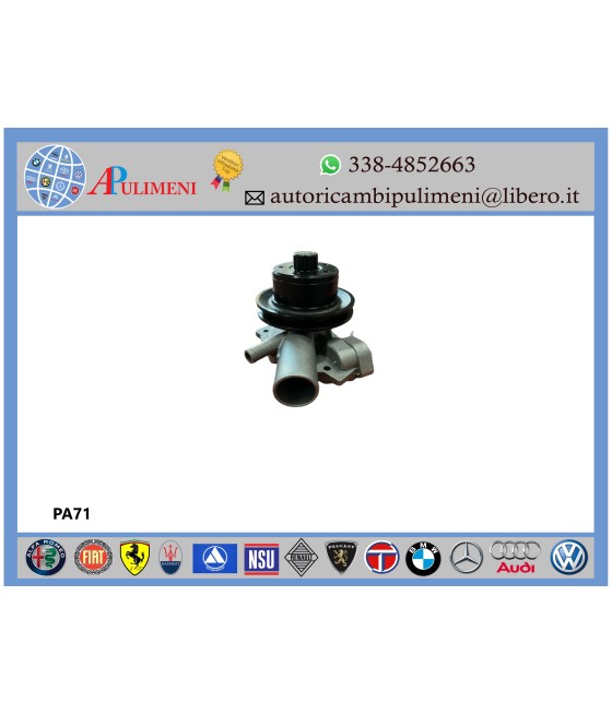 PA051 POMPA ACQUA ALFA-ROMEO GIULIA SPiDER 1.3-1.6-1750 67-  C/ALTERNATORE