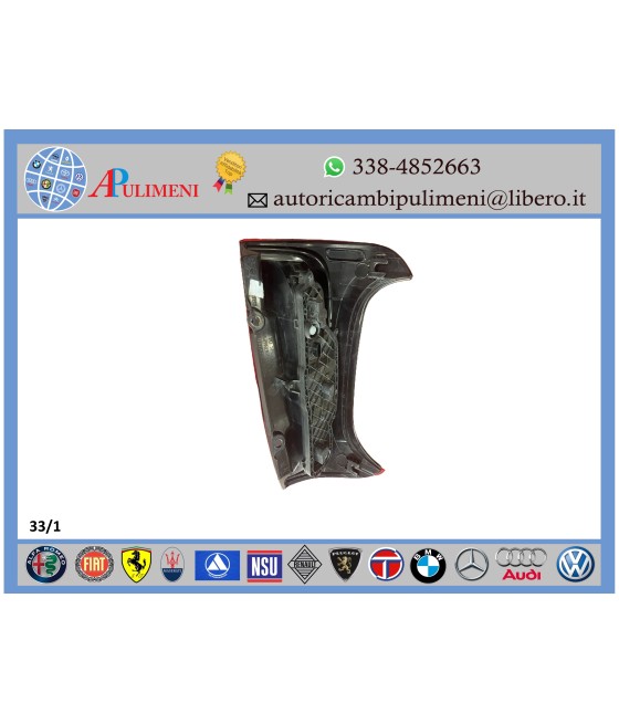 51843642 507553 FANALE POSTERIORE DX COMPLETO FIAT PANDA 312 2012 USATO ORIGINALE