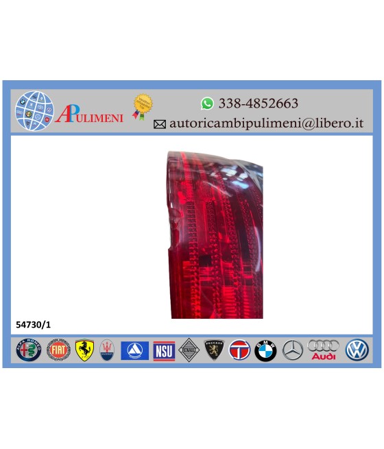 FANALE POSTERIORE DX BIANCO ROSSO A LED MERCEDES CLASSE E W211 USATO ORIGINALE (SCHEGGIATO)