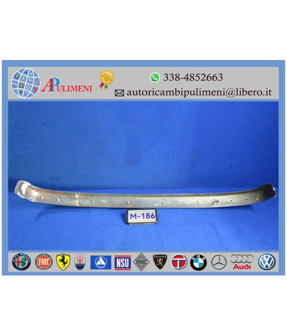 LAMA PARAURTI POSTERIORE CROMATO C/GOMMA LISCIA SOTTILE FIAT 126