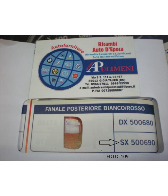 500690 FANALE POSTERIORE SX...