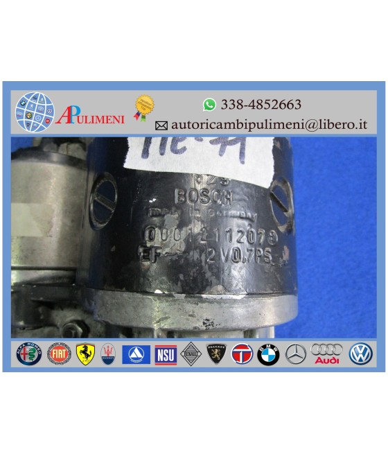MOTORINO AVVIAMENTO 12V KW 0.8 GIULIA GT SPIDER ALFETTA GIULIETTA 1.3 1.6 BOSCH