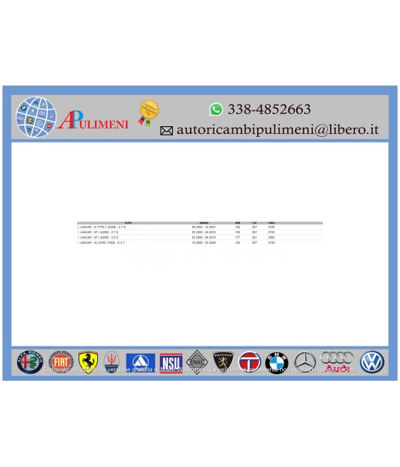 KIT CINGHIA DENTATA DISTRIBUZIONE CITROEN C5 C6 JAGUAR XF RANGE ROVER SPORT PEUGEOT 407 2.7