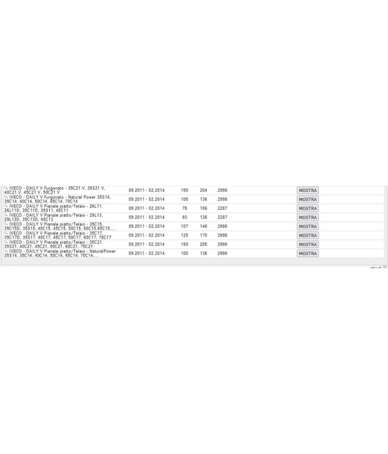 SUPPORTO ALBERO TRASMISSIONE ø 40 IVECO DAILY C TURBO DAILY 96 35.10 49.10 35.12 49.12 59.12
