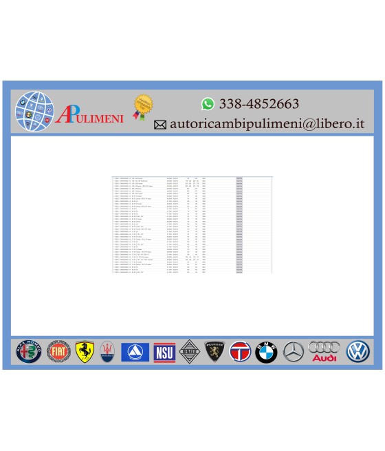 6621 89208 POMPA FRENO IVECO EUROCARGO 91-15 ZETA 109-14