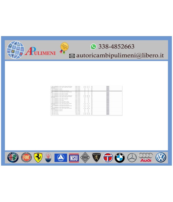 6621 89208 POMPA FRENO IVECO EUROCARGO 91-15 ZETA 109-14