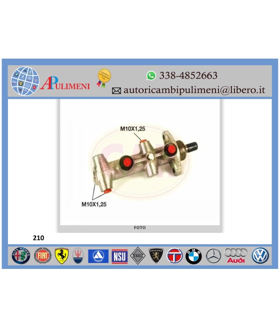 F543 7507946 POMPA FRENO...